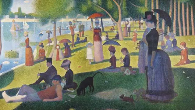 A Sunday on La Grande Jatte by Georges Seurat, 1884