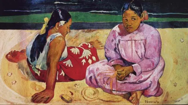 Tahitian Women on the Beach by Paul Gauguin, 1891