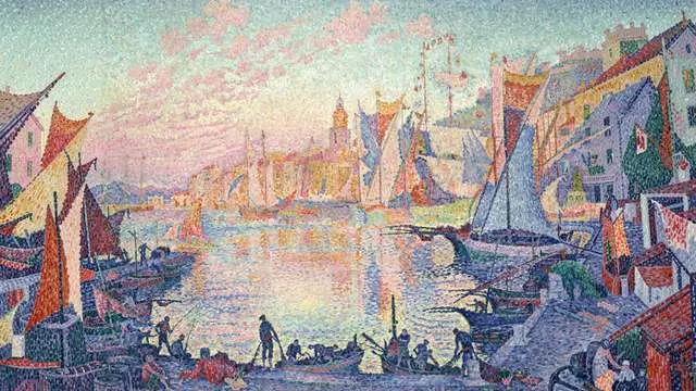 The Port of Saint-Tropez by Paul Signac, 1901